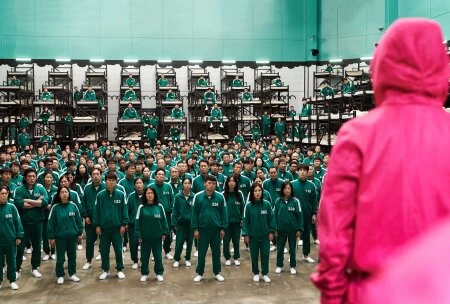 Кадр сериала Игра в кальмара