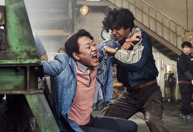 Момент из сериала Игра в кальмара 1 сезон