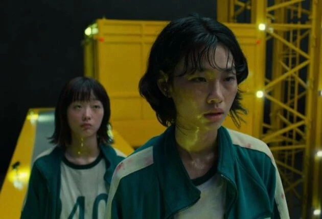 Момент из сериала Игра в кальмара 1 сезон