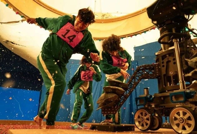 Момент из сериала Игра в кальмара 1 сезон